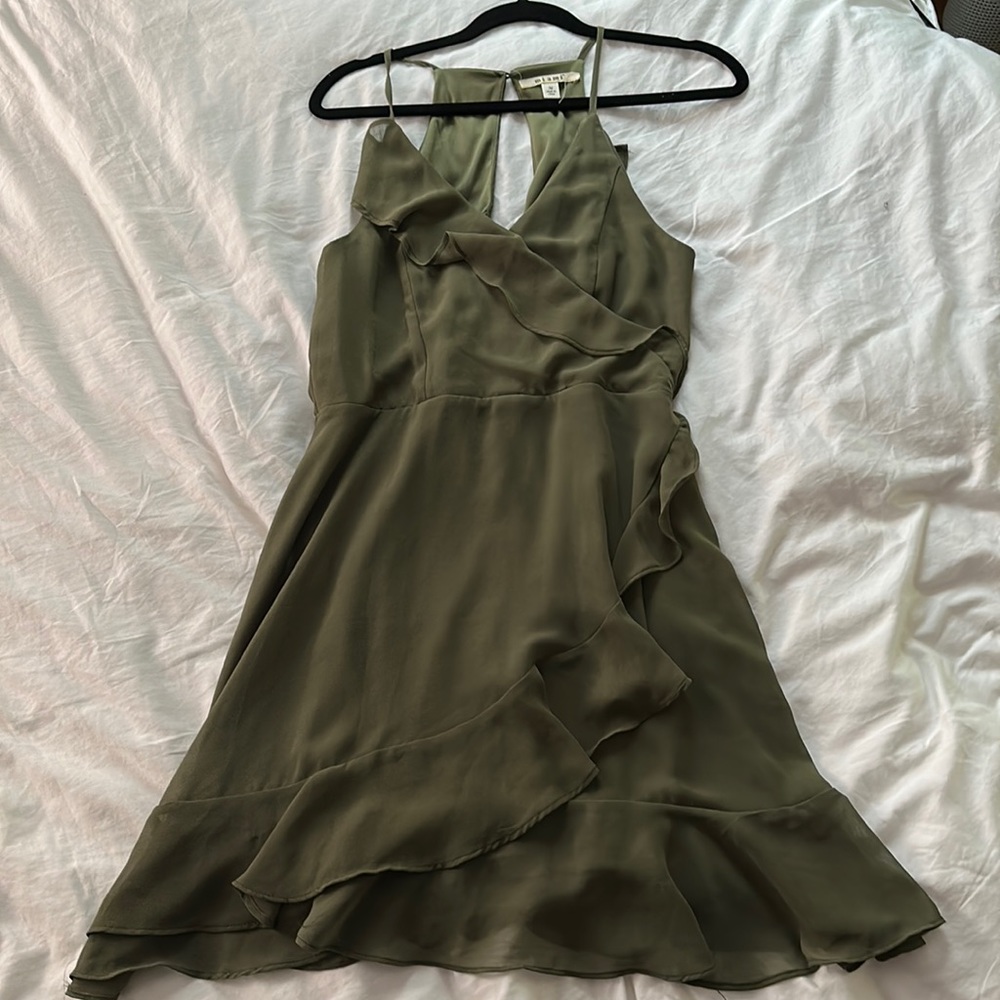 Francesca’s Miami Mini Green Dress